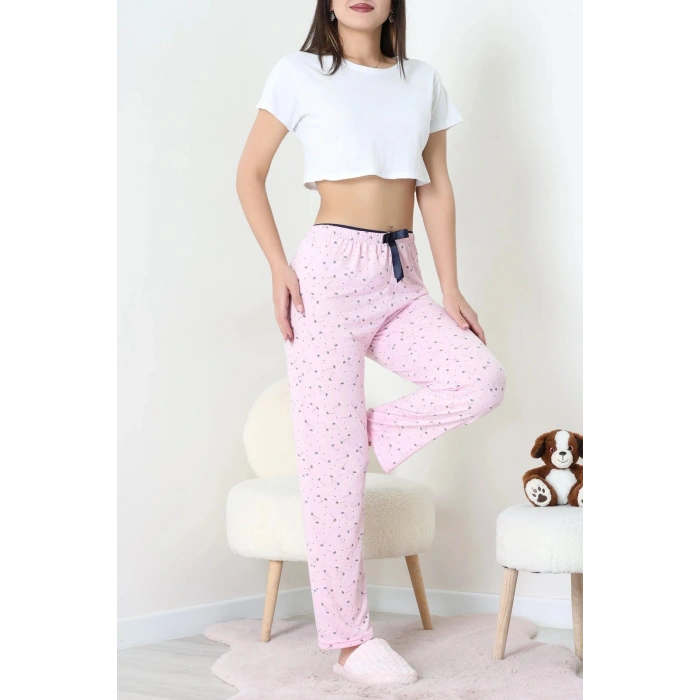 Viskon Pijama Altı Pudra - 52284.2145.