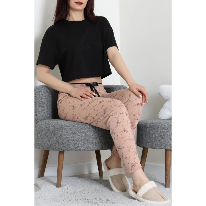 Viskon Pijama Altı Vizon - 52284.2145.