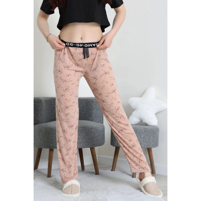 Viskon Pijama Altı Vizon - 52284.2145.