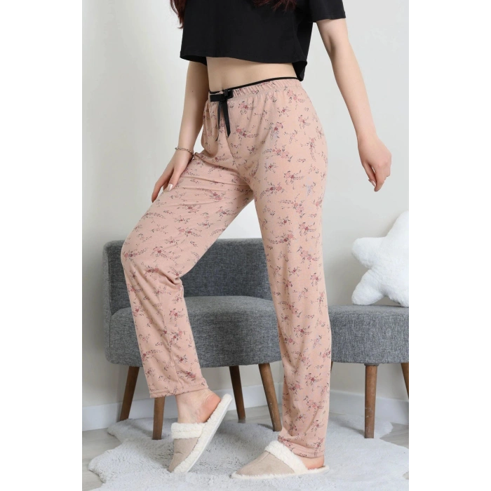 Viskon Pijama Altı Vizon - 52284.2145.