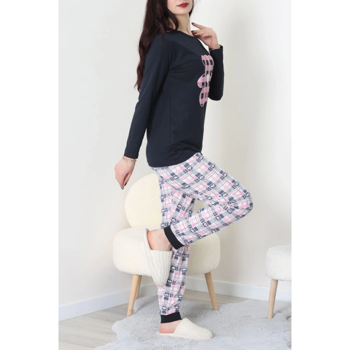 Viskon Pijama Takımı Pembe - 52185.2123.