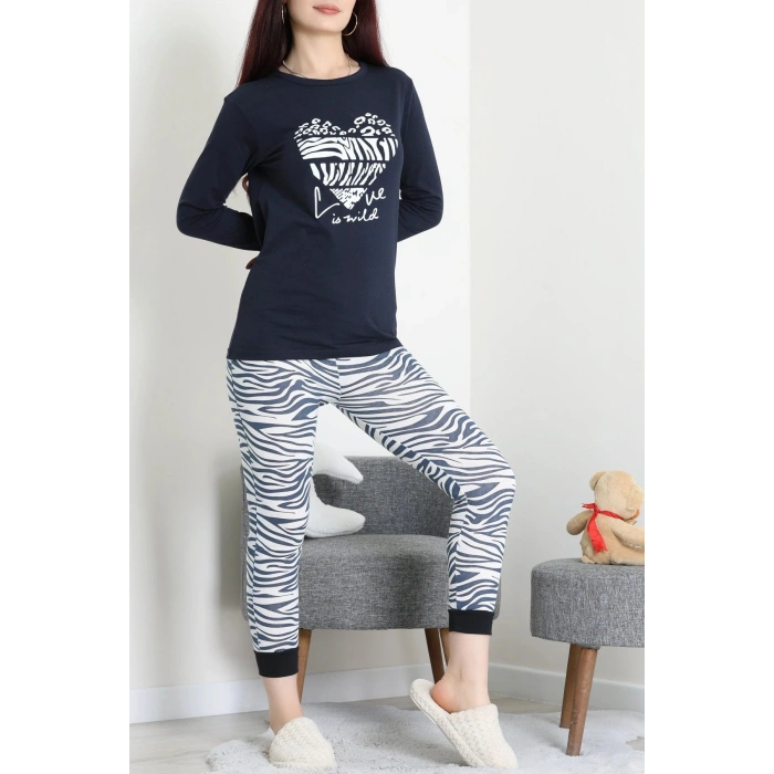 Viskon Pijama Takımı Zebra - 52185.2123.