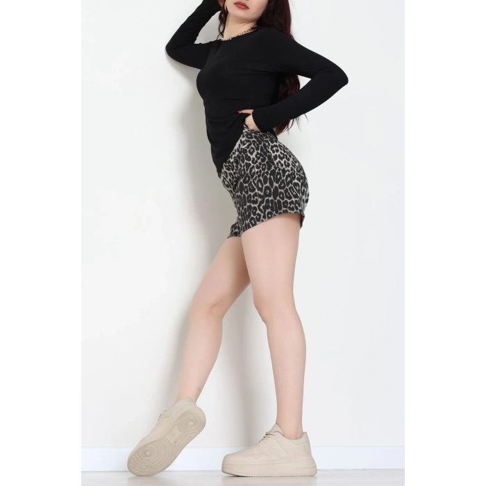 Viskon Uzun Kollu Body Siyah - 4100.2127.