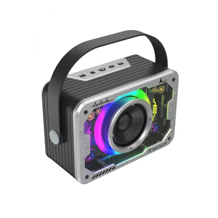 Vtn-82 Taşınabilir Kablosuz Işıklı Bluetooth Hoparlör Ses Değiştirme Özellikli