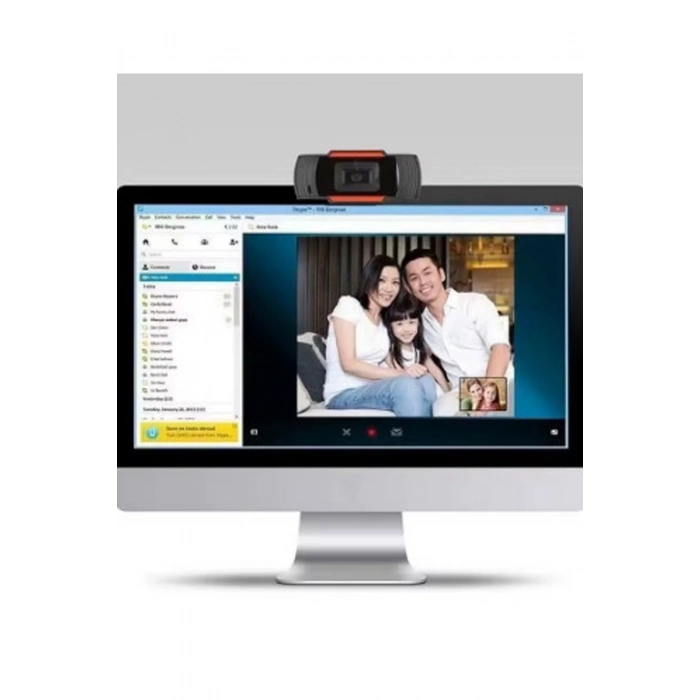 Webcam Orjınal 1080p Konferans Kamera Dahili Mikrofon Chat Görüntülü Sohbet Yayın Kamerası Hd Video
