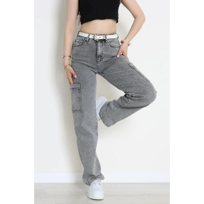 Wide Leg Jeans Gri - 2987920.1968.