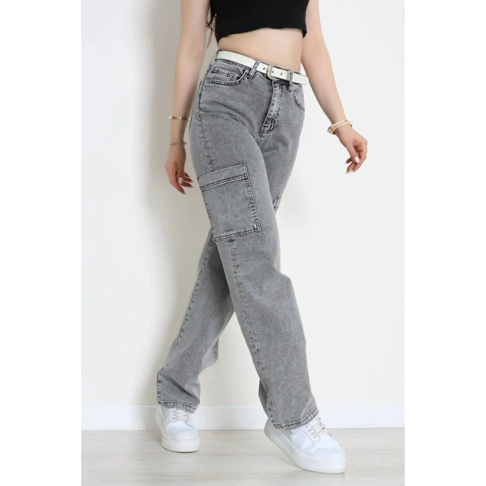 Wide Leg Jeans Gri - 2987920.1968.