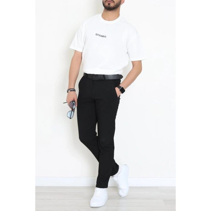 Wortex Oversize Erkek Tişört Beyaz - 31688.1878.