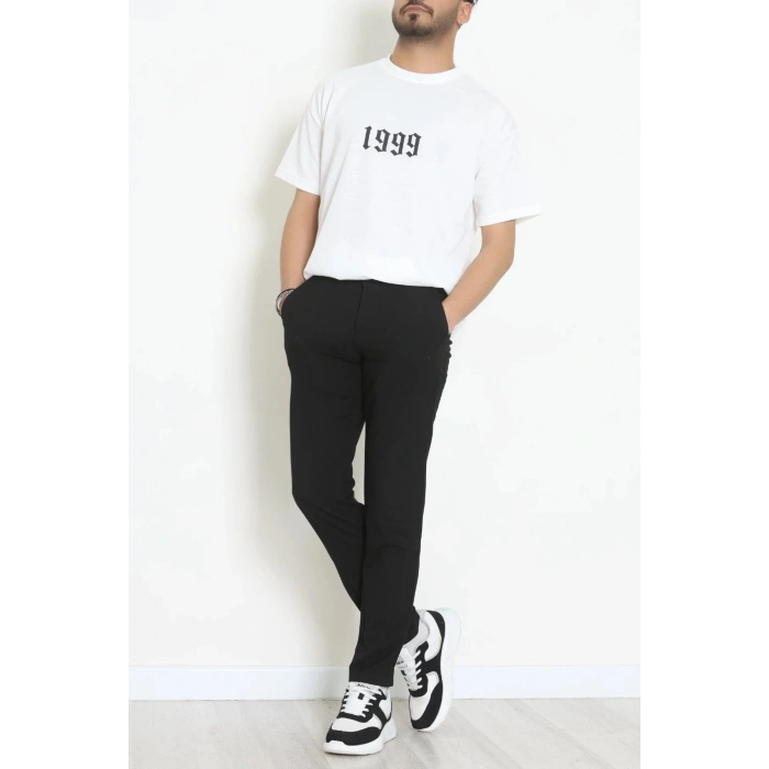 Wortex Oversize Erkek Tişört Beyaz - 31700.1878.