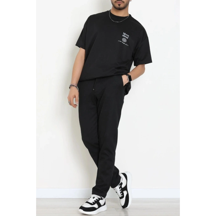 Wortex Oversize Erkek Tişört Siyah - 31692.1878.