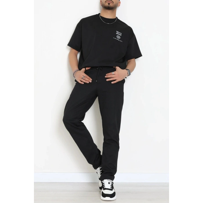 Wortex Oversize Erkek Tişört Siyah - 31692.1878.