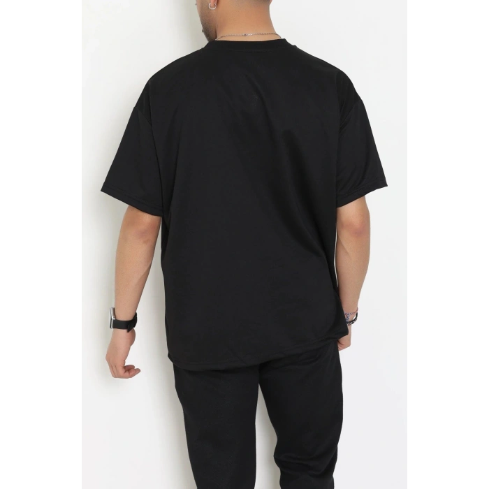 Wortex Oversize Erkek Tişört Siyah - 31692.1878.