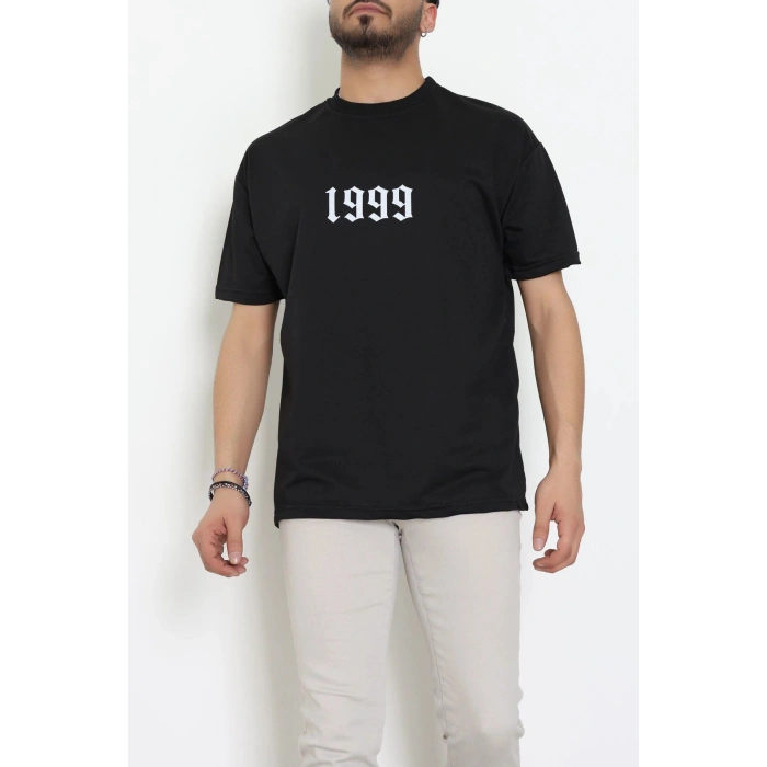 Wortex Oversize Erkek Tişört Siyah - 31700.1878.