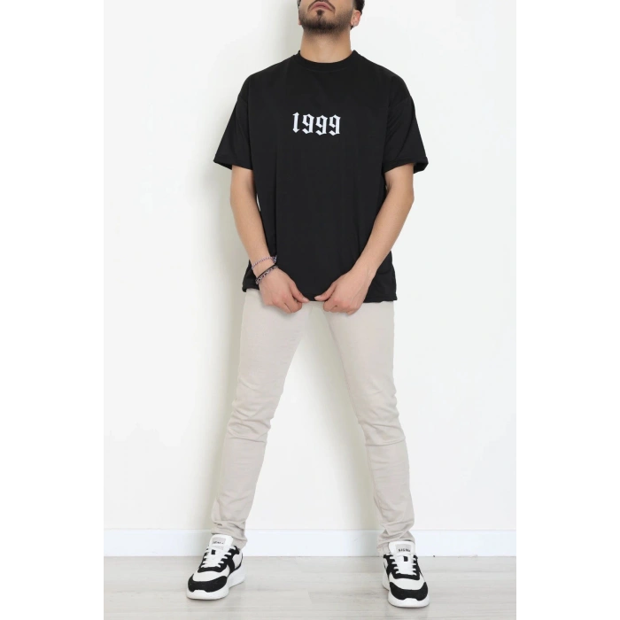 Wortex Oversize Erkek Tişört Siyah - 31700.1878.