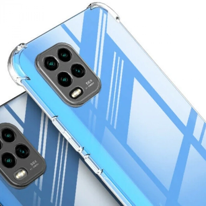 Xiaomi Mi 10 Lite Kamera Koruma Anti-Drop Silikon Kılıf Shockproof kılıf-(1903)