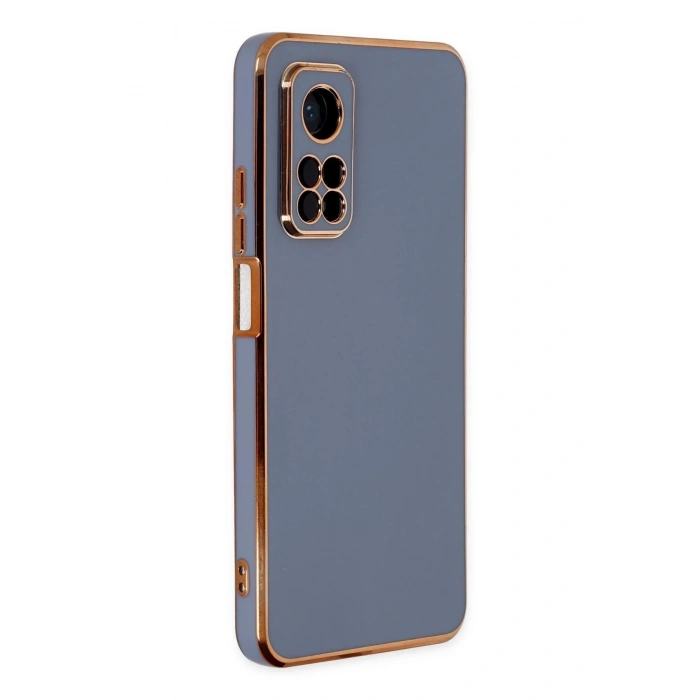 Xiaomi Mi 10T Kılıf Volet Silikon - Mavi