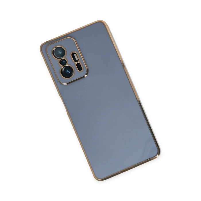 Xiaomi Mi 11T Pro Kılıf Volet Silikon - Mavi