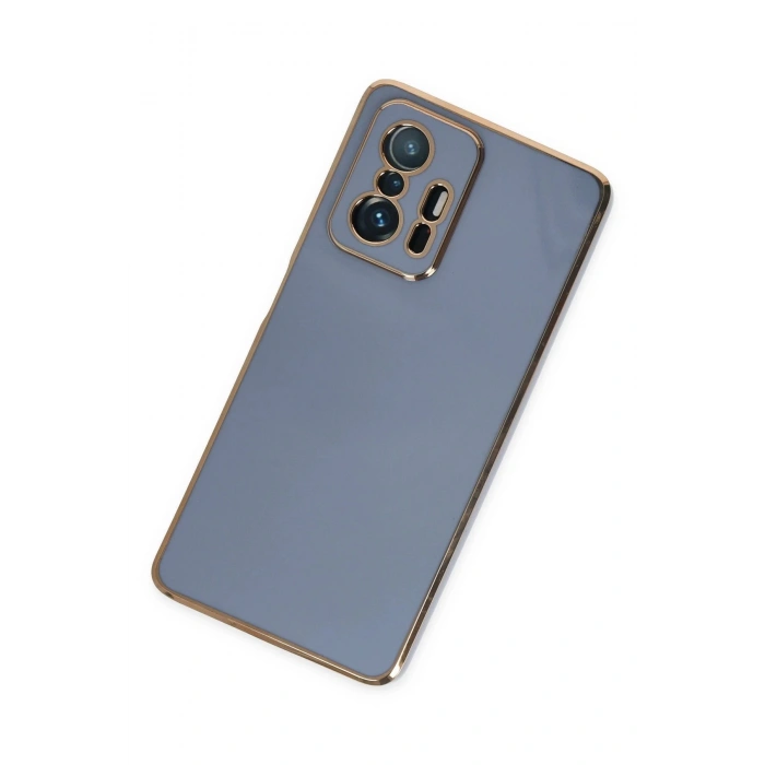 Xiaomi Mi 11T Pro Kılıf Volet Silikon - Mavi