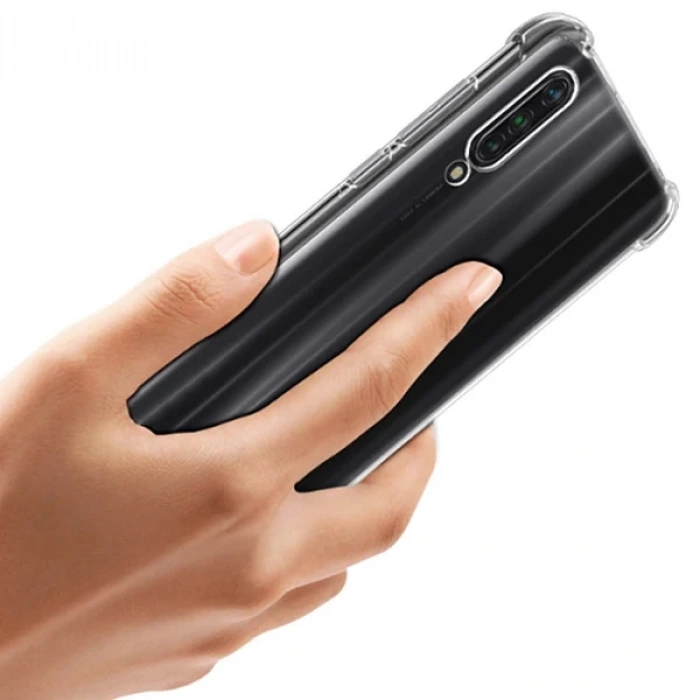 Xiaomi Mi CC9/Mİ 9 Lite Anti-Drop Darbe Emici Silikon Kılıf-(1903)