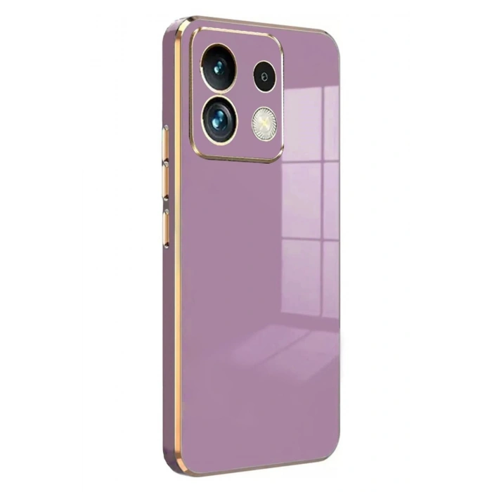 Xiaomi Poco M6 Pro 4G Kılıf Volet Silikon - Mor