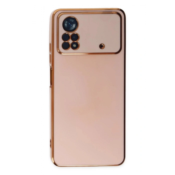Xiaomi Poco X4 Pro 5G Kılıf Volet Silikon - Pembe