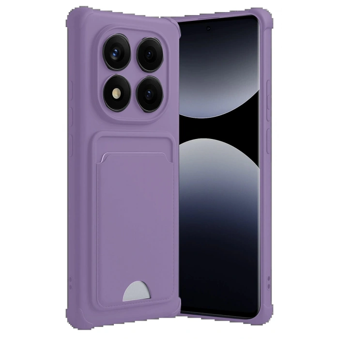 Xiaomi Redmi Note 14 Pro 5G Kelvin Kartvizitli Silikon - Lila