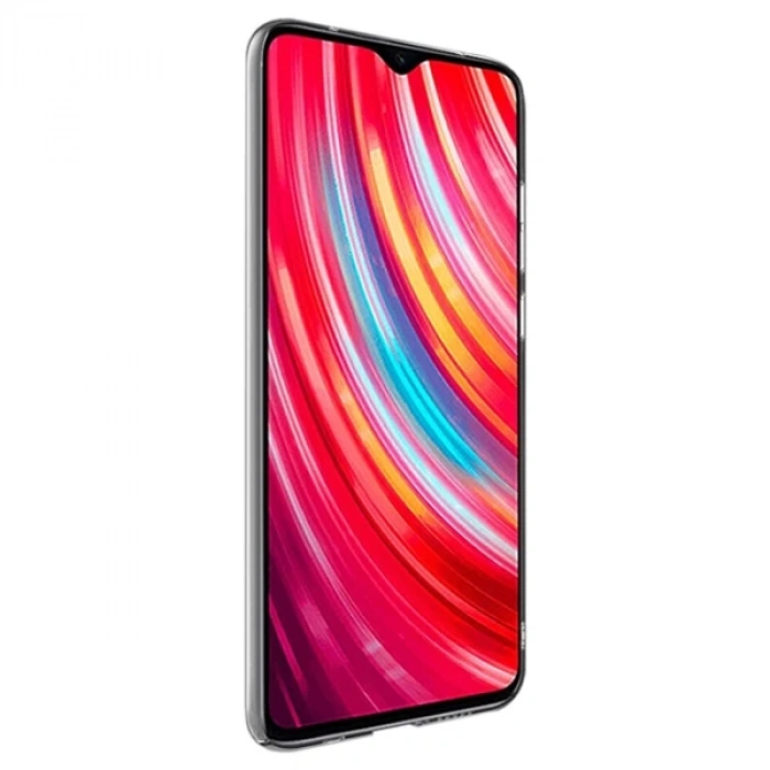 Xiaomi Redmi Note 8 Pro Kamera Korumalı Fit Şeffaf Silikon Kılıf-(1903)