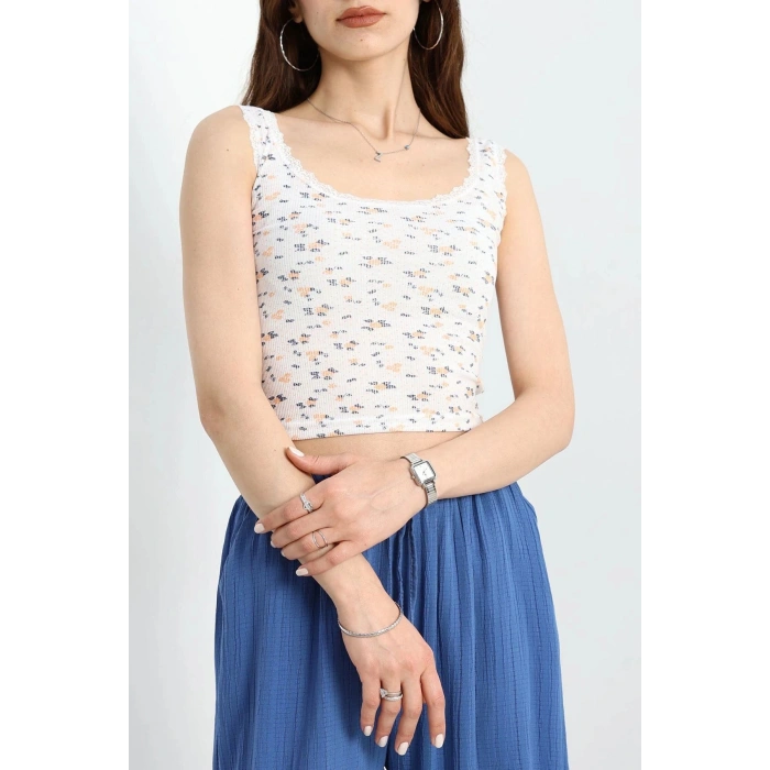 Yaka Dantelli Atlet Beyazsomon - 22531.1723.