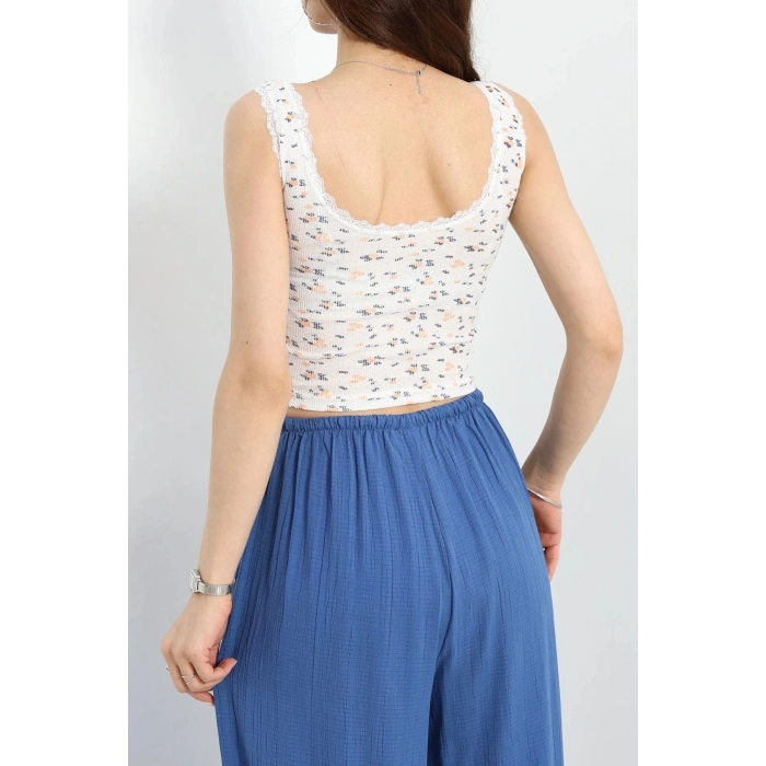 Yaka Dantelli Atlet Beyazsomon - 22531.1723.