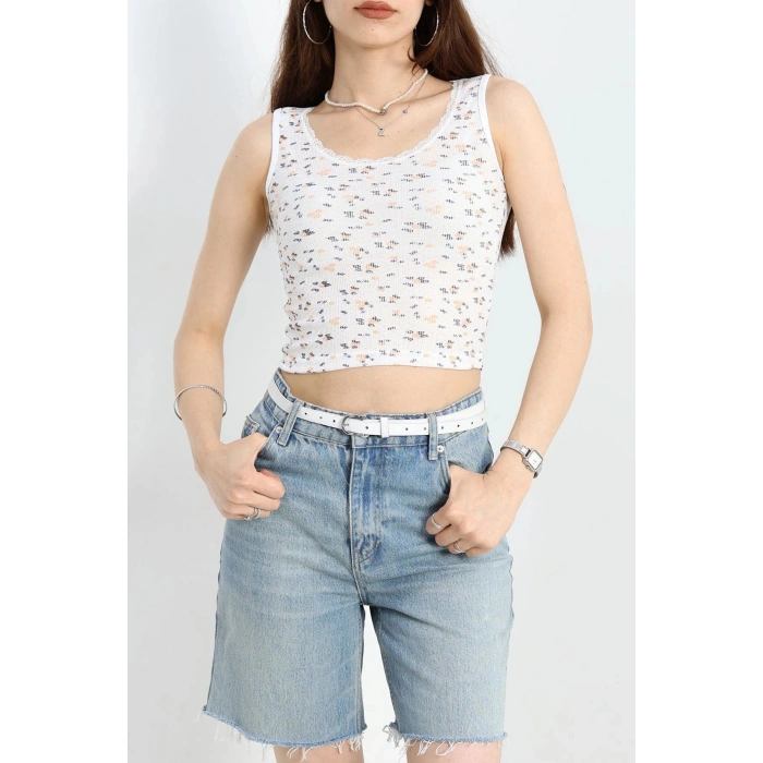 Yaka Dantelli Atlet Beyazsomon - 22577.1723.