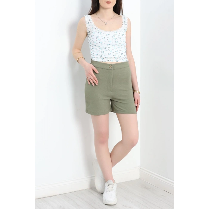 Yaka Dantelli Atlet Beyazyeşil - 22531.1723.