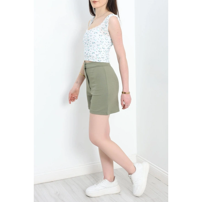 Yaka Dantelli Atlet Beyazyeşil - 22531.1723.