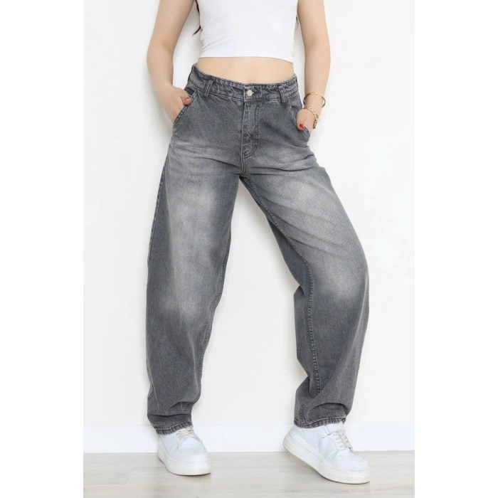 Yan Cep Baggy Kot Pantolon Füme - 32876.2059.