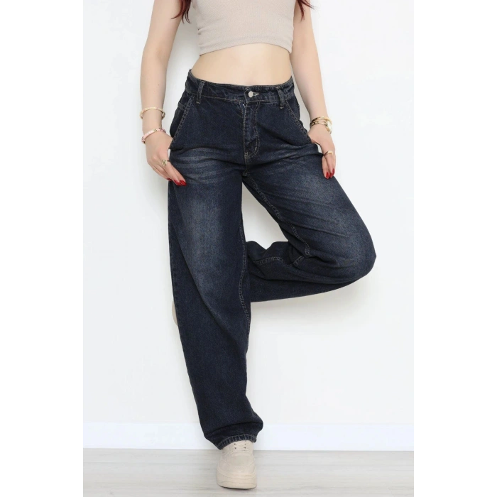 Yan Cep Baggy Kot Pantolon Lacivert - 32876.2059.