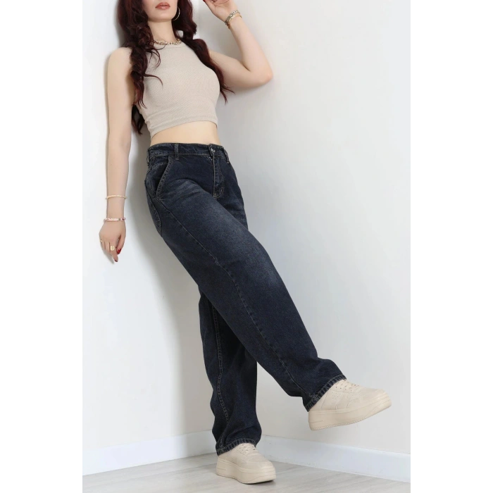 Yan Cep Baggy Kot Pantolon Lacivert - 32876.2059.
