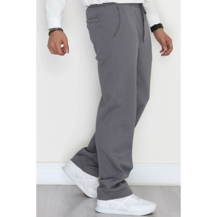 Yanları Çımalı Pike Erkek Pantolon Antrasit - 42622.1837.