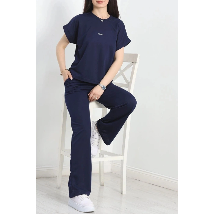 Yarasa Kol 2 İplik Wortex Takım Lacivert - 80304.1878.