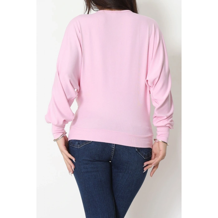 Yarasa Kol Salaş Bluz Pembe - 31740.2115.