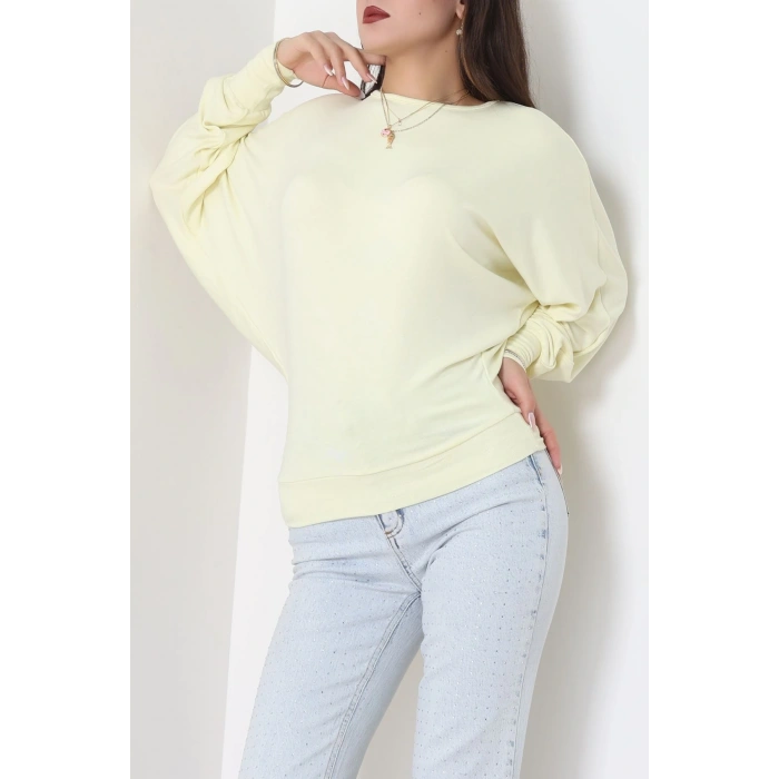 Yarasa Kol Salaş Bluz Sarı - 31740.2115.