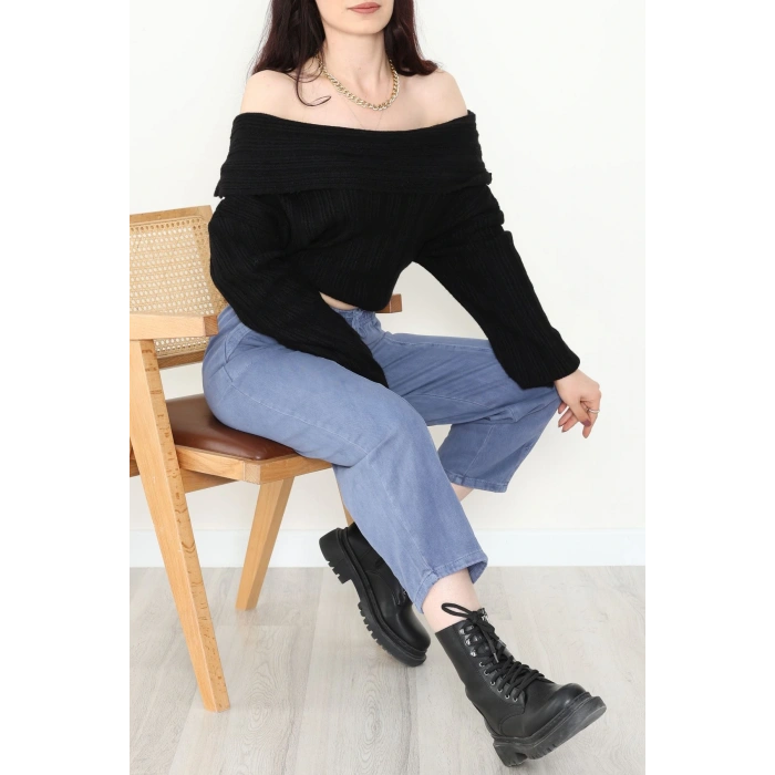 Yıkamalı Havuç Pantolon Açıkmavi - 51212.1779.