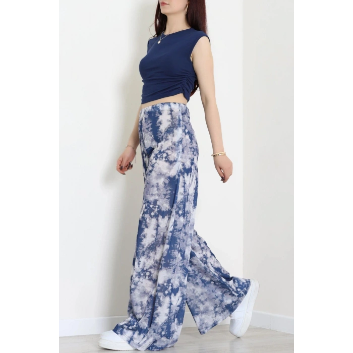 Yüksek Bel Bol Paça Pantolon Laci - 32252.1857.