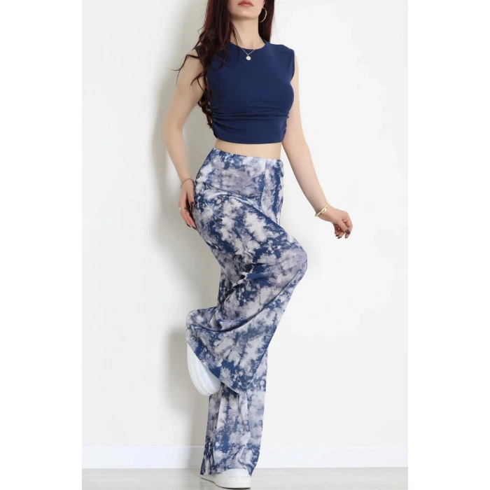 Yüksek Bel Bol Paça Pantolon Laci - 32252.1857.