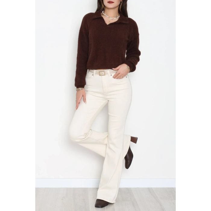 Yumuşak Dokulu Triko Kahve - 51109.1765.