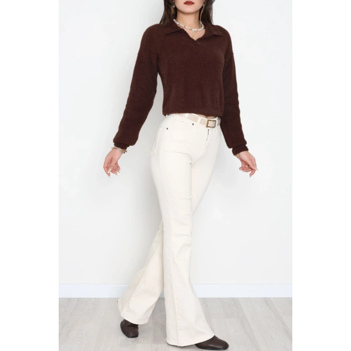 Yumuşak Dokulu Triko Kahve - 51109.1765.