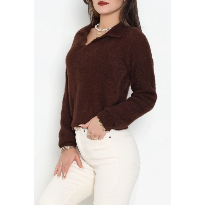 Yumuşak Dokulu Triko Kahve - 51109.1765.