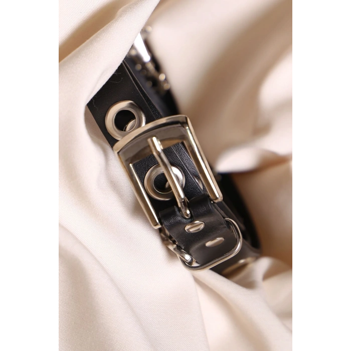 Zincir Aksesuarlı Kemer Siyah - 9920.1140.