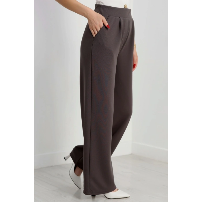 Zra Krep Likralı Pantolon  Antrasit - 90122.1837.