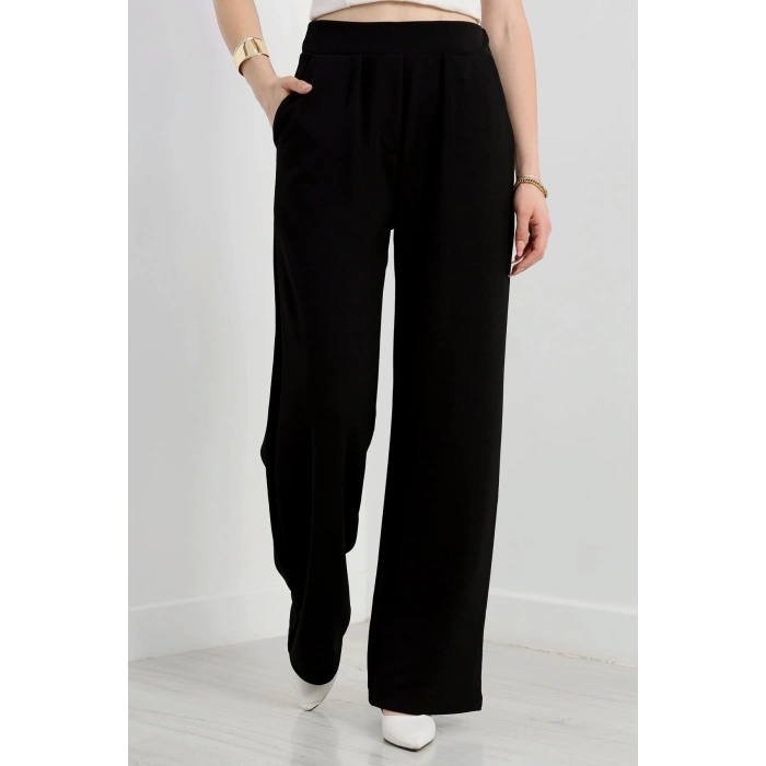 Zra Krep Likralı Pantolon  Siyah - 90122.1837.