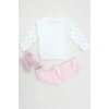 2-5 Yaş 2 İplik Şardonlu Çocuk Takım Pembe - 5264368.1576.