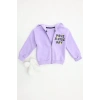 2-6 Yaş Çocuk Baskı Nakışlı Uzun Kol Sweat Lila - 623523.1576.